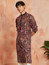 Men's Black Crepe Kurta